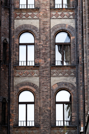 Photo of a big house in the cityの写真素材