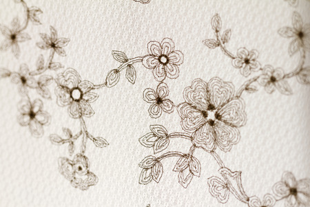 Close up photot of beautiful Italian laceの写真素材