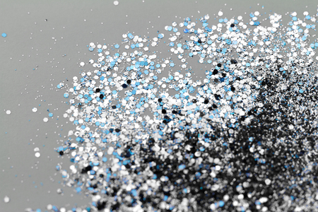 Color glitter - macro photoの写真素材