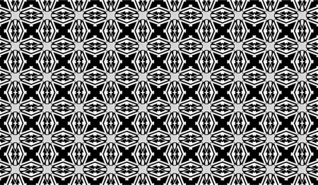 Black and white abstract background. Illustration with letter initials w lined up and neatly...