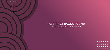 Abstract background design with soft circle decoration elementsのイラスト素材