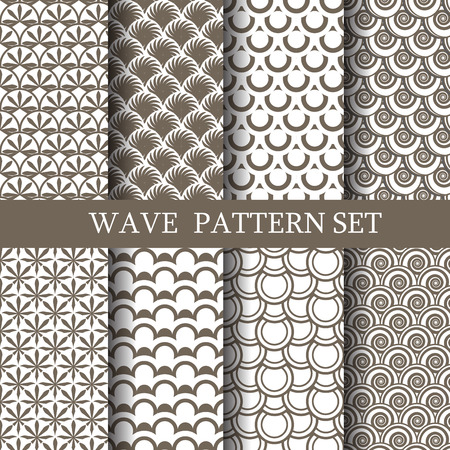 classic seamless patterns, vectorのイラスト素材