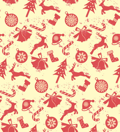 Christmas seamless pattern, Pattern Swatches, vector, Endless texture can be used for wallpaper, pattern fills, web page,background,surfaceのイラスト素材