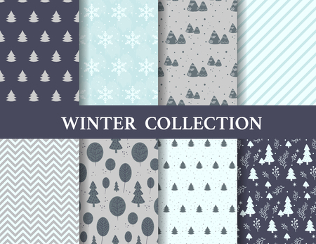 merry christmas and winter patterns. Endless texture can be used for wallpaper, pattern fills, web page background,surface textures,tile, greeting card, scrapbook, backdropのイラスト素材