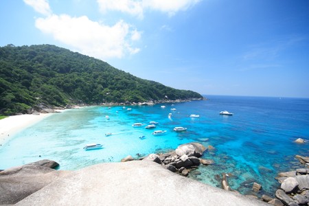 Island No. 8 Viewpoint Similan Island Thailandの写真素材
