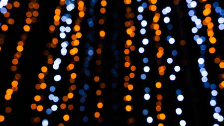 Abstract circular bokeh background with Defocused photoの写真素材