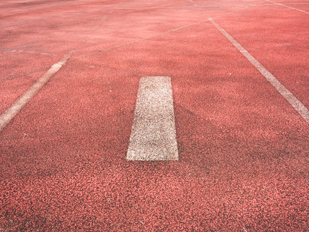 Start point of race trackの写真素材