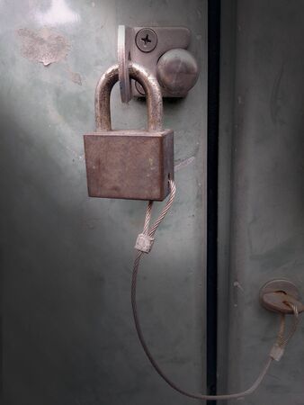 Still life with Padlockの写真素材