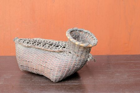 Bamboo equipment for fisherman in the countryside of Thailand. In the north of Thailand.の写真素材