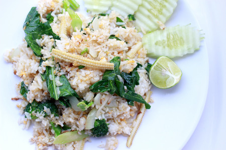 Vegetable Fried Rice Recipe, Vegetarian Food, Healthy Food.の写真素材