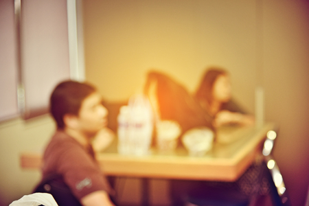 Abstract blur education meeting, business, student and people in classroom in university. teacher lecture meeting group background.の写真素材