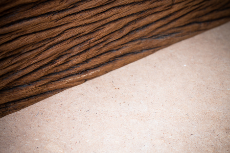 Brown wood plank wall texture. Abstract background, empty template use as natural backgroundの写真素材