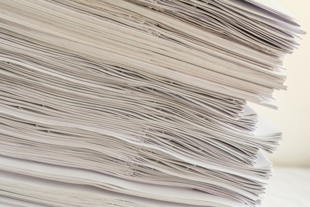 stack of paperの写真素材