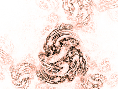 Abstract beautiful colorful fantastic background of lines and circleの写真素材