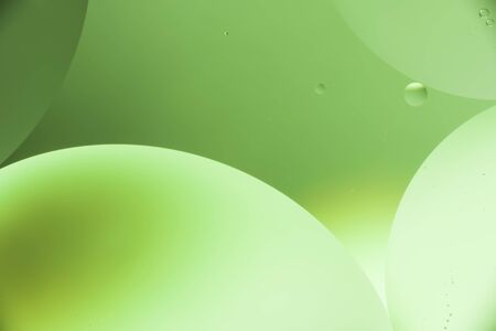 mixing water and oil, beautiful color abstract background based on circles and ovals, macro...