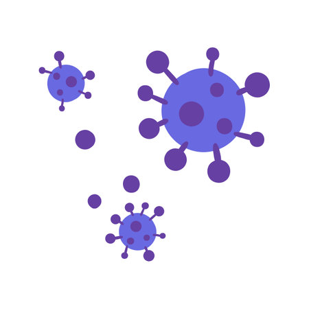 Covid-19 Coronavirus 2019-nCoV, SARS-CoV-2. Vector illustrationのイラスト素材