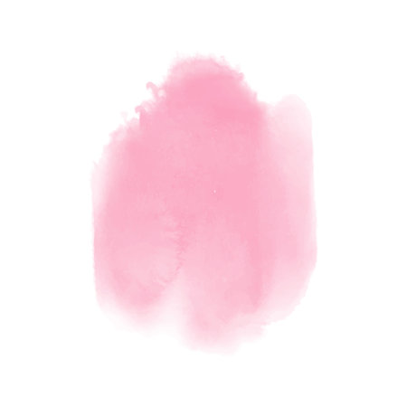 Abstract pink watercolor brush strokes painted background. Texture paper. Vector illustration.のイラスト素材