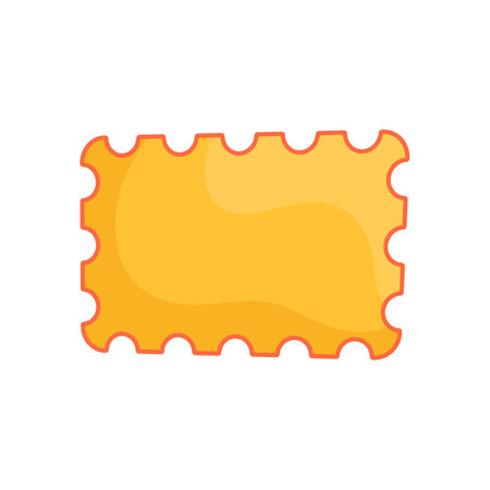 Cinema ticket icon in flat style isolated on white background. Cinema symbol stock vector illustration.のイラスト素材