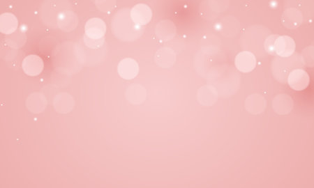 Pink bokeh abstract background. Vector illustration for your design.のイラスト素材