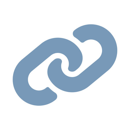 Link icon on white background for graphic and web design. Simple vector sign. Internet concept symbol for website button or mobile appのイラスト素材