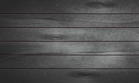 Wooden texture. Vector illustration. Black and white wood texture.のイラスト素材