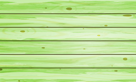 Wooden background with green planks. Vector illustration. EPS 10のイラスト素材