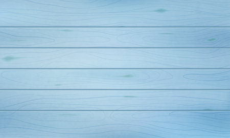 Blue wooden background. Wood texture. Wood plank. Wooden background.のイラスト素材