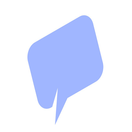 Speech bubble flat icon. Vector illustration, eps 10.のイラスト素材