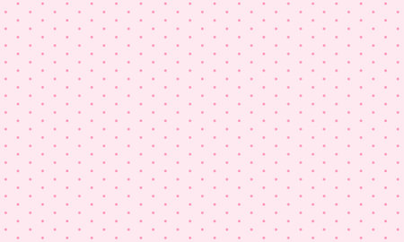 Seamless pattern with polka dots on a pink background.のイラスト素材