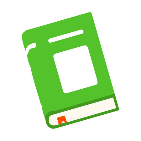 Book icon. Flat color design. Vector Illustration. EPS 10のイラスト素材