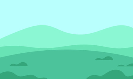 Background material wallpaper, landscape, nature, landscape, natural, bright, bright, colorful, copy space, cartoon, cartoon,のイラスト素材