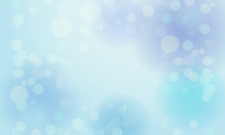 Abstract blue background with bokeh effect. Vector Illustration.のイラスト素材