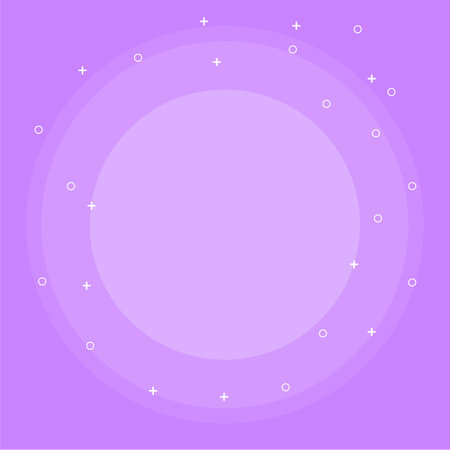 Abstract background with circles and stars in pastel colors. Vector illustration.のイラスト素材