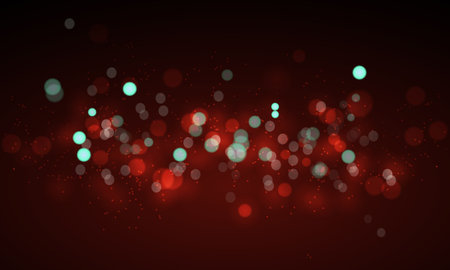 Abstract bokeh lights background. Christmas and New Year concept.のイラスト素材