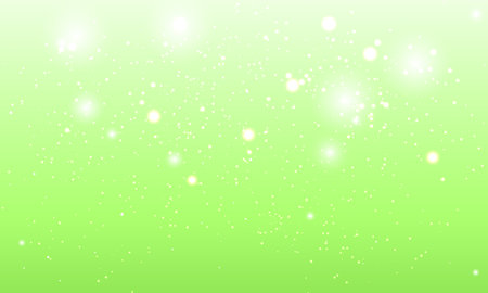 Green Christmas background with snowflakes and stars. Vector illustration.のイラスト素材