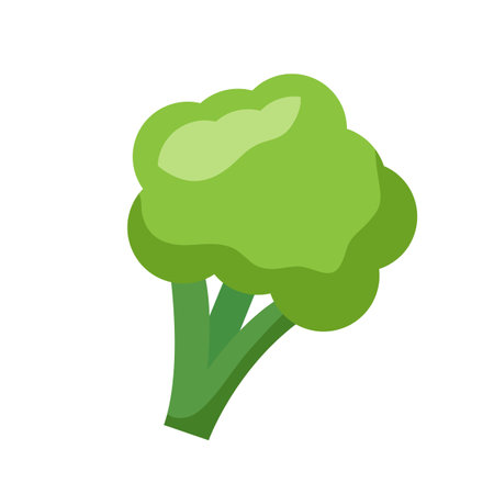 Broccoli icon vector isolated on white background for your web and mobile app design, Broccoli logo conceptのイラスト素材