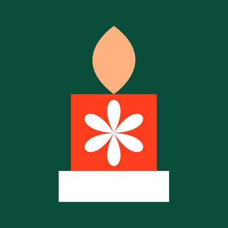 Candle icon. Flat vector related icon for web and mobile applicationsのイラスト素材