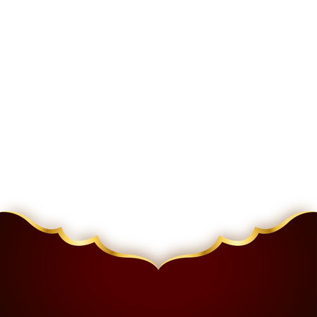 Red and gold background with place for your text. Vector illustration.のイラスト素材