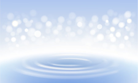 Background material wallpaper, water, splash, light, blur, glittering, Stardust, milky way, milky way, blur, sparkling,のイラスト素材