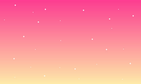 Abstract background with a lot of white dots in pink and yellow colors.のイラスト素材