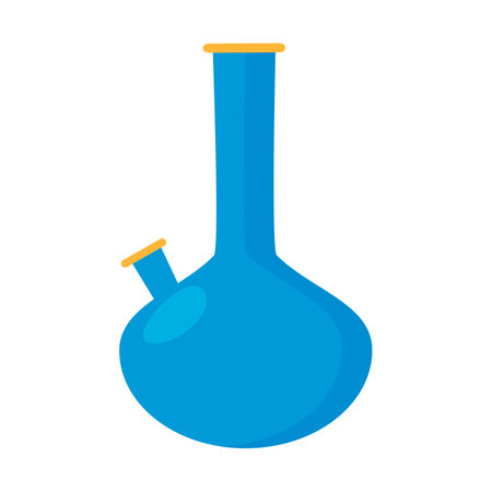 Chemical flask icon. Flat illustration of chemical flask icon for web designのイラスト素材