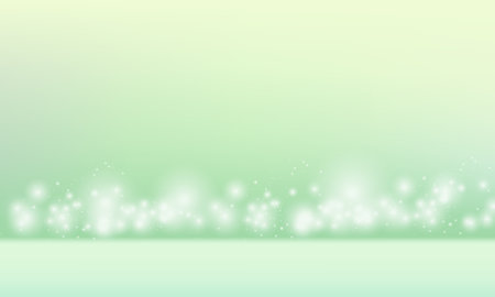 Abstract light green background with bokeh effect. Vector illustration.のイラスト素材