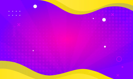 Purple and yellow abstract background. Vector illustration for your design.のイラスト素材
