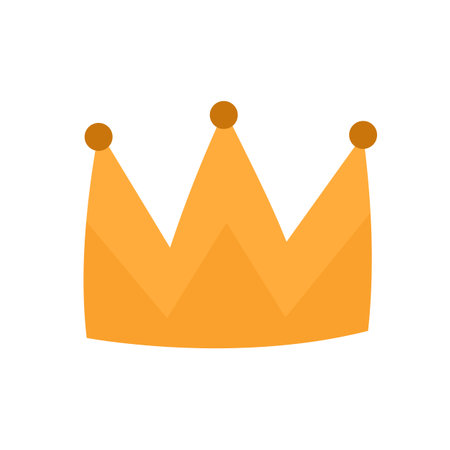 Crown icon vector isolated on white background for your web and mobile app design, Crown logo conceptのイラスト素材