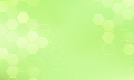 Abstract medical background with hexagons. Medical, science and technology concept.