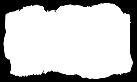 White Map of the State of New Mexico on a Black Background.のイラスト素材