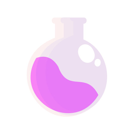 Laboratory flask icon vector isolated on white background for your web and mobile app design, Laboratory flask logo conceptのイラスト素材