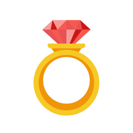 Ring icon vector isolated on white background for your web and mobile app design, Ring logo conceptのイラスト素材