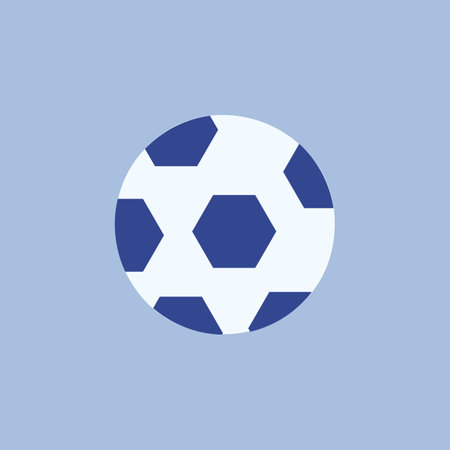 Soccer ball icon. Vector illustration. Flat design style eps 10のイラスト素材