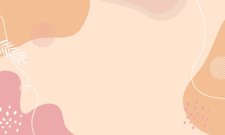 Abstract pastel background with organic shapes and textures. Vector illustration.